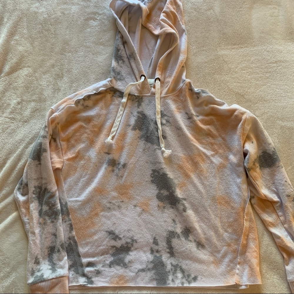 Vintage Havana tie-dye fleece hoodie
